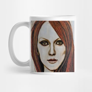 Face of Julianne Moore Mug